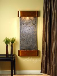 Adagio Water Features - Rustic Copper Green FeatherStone