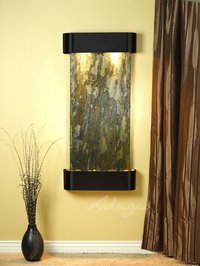 Adagio Water Features - Blackened Copper Green Natural Slate