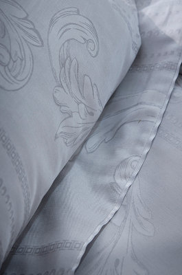 Alexandre Turpault Vendome Jacquard Bedding includes a duvet, flat sheet, shams.
