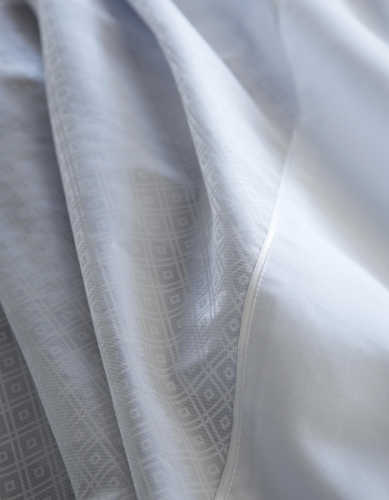 Alexandre Turpault Warren Bedding includes a duvet, flat sheet, shams.