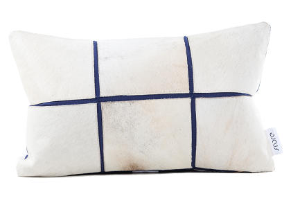Fibre by Auskin Cowhide Parcele Decorative Pillows - Blue