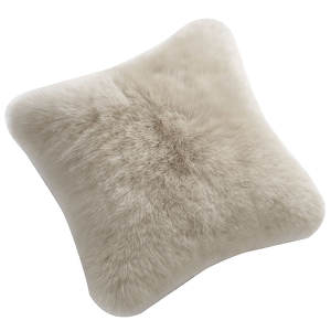 Fibre by Auskin Sheepskin Cushion in Linen