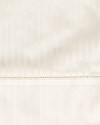 Bellino Fine Linens Millerighe bedding fabric color in Ivory
