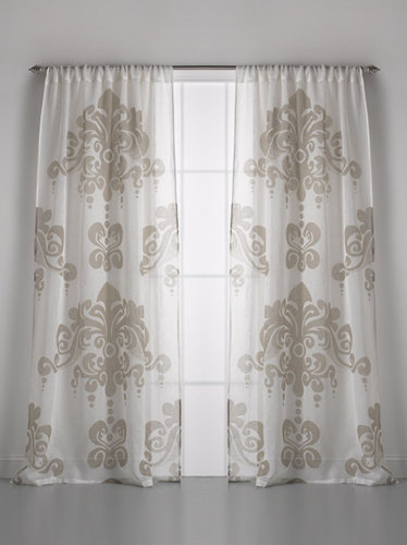 Couture Dreams Enchantique Linen Gauze Window Curtain - Ivory