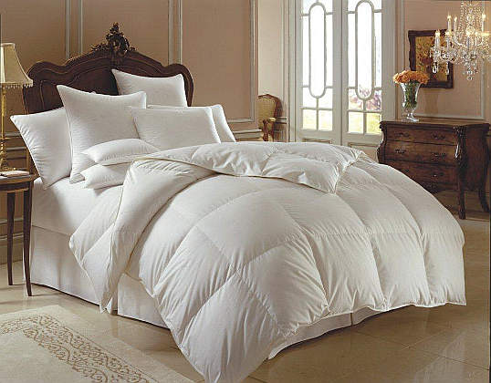 Downright Himalaya 700+ Polish White Goose Down Comforter & Down Pillow