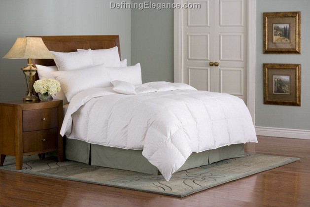 Downright Organa 650+ Hungarian White Goose Down Comforter & Down Pillow