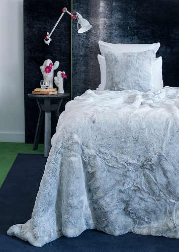 Evelyne Prelonge Aspen Faux Fur Coverlets & Throws & Decorative Pillows