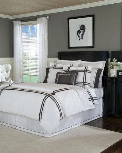 Abbey Bedding Collection by Home Treasures  - Bedroom View