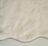 Home Treasures Antalya Bath Towels Scallop Piping Close-up  - Ivory/Candlelight.
