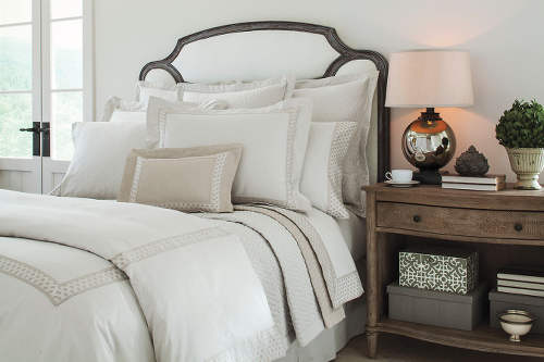Home Treasures Bedding Ara Luxury Sheeting - Bedroom View