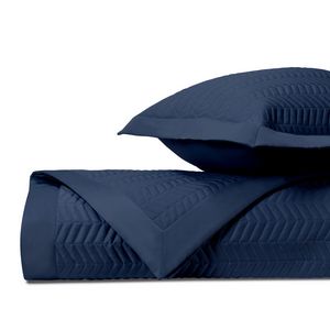 Home Treasures Chester Quilted Bedding - Navy Blue.