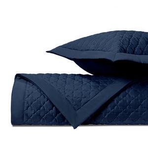 Home Treasures Clover Quilted Bedding - Navy Blue.