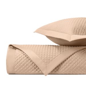 Home Treasures Diamond Quilted/Royal Sateen Bedding - Blush.