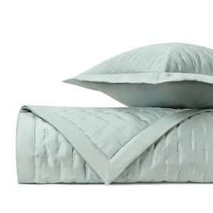 Home Treasures Fil Coupe Quilted Sateen Bedding - Eucalipto.