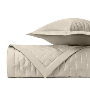 Home Treasures Fil Coupe Quilted Sateen Bedding - Khaki.
