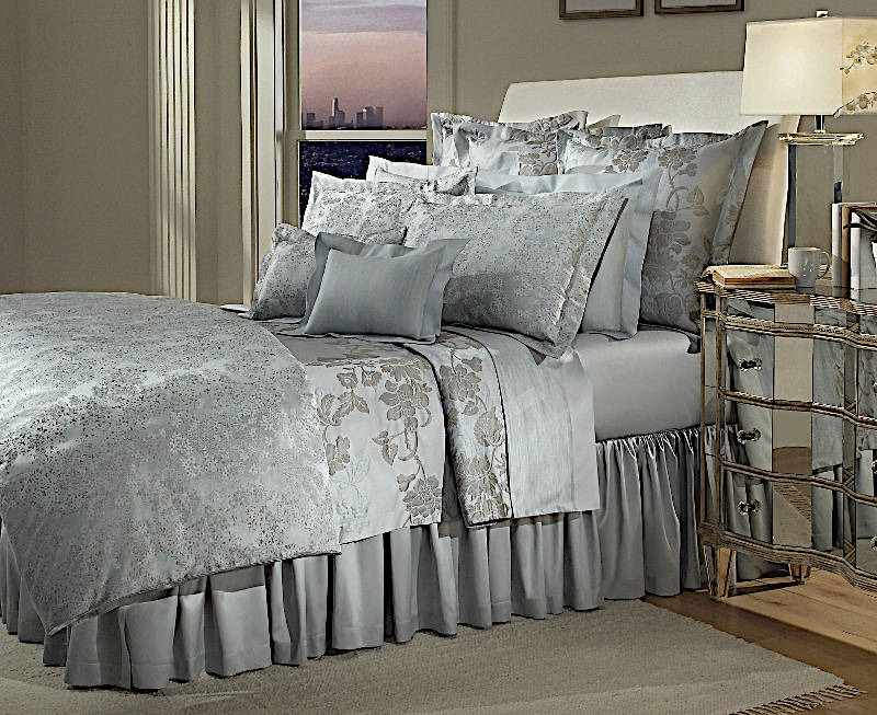 Home Treasures Bedding Orchid Jacquard Collection.