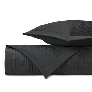 Home Treasures Parquet Quilted Bedding - Black.