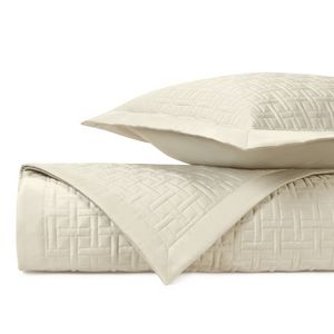 Home Treasures Parquet Quilted Bedding - Ivory.