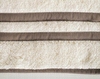Home Treasures Ribbons Towel Close-up - Ivory/Ricco.