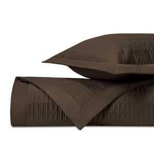 Home Treasures Sydney Quilted Bedding - Chocolate.
