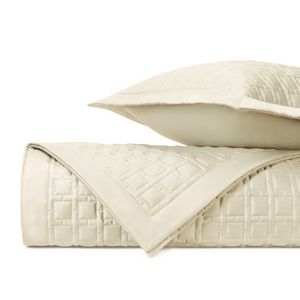 Home Treasures Square Quilted Bedding - Ivory.