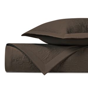 Home Treasures Wave Quilted Bedding - Chocolate.