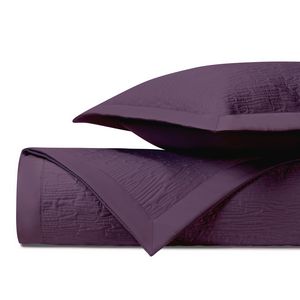 Home Treasures Wave Quilted Bedding - Purple.