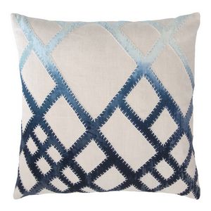 Kevin O'Brien Studio Net Embroidered Velvet Applique Decorative Pillows