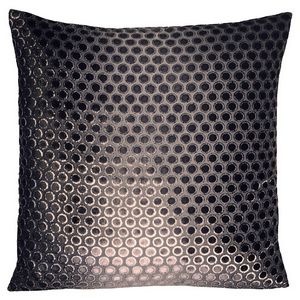 Kevin O'Brien Studio Dots Velvet Smoke Decorative Pillow
