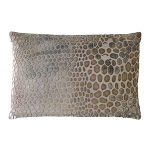 Kevin O'Brien Studio Snakeskin Velvet Decorative Pillow - Coyote Color