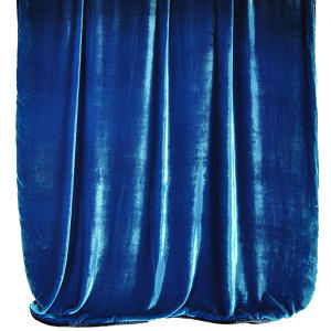 Kevin O'Brien Studio Ombre Velvet Throws are made with silk and rayon.