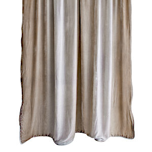 Kevin O'Brien Studio Ombre Coyote Velvet Throws are made with silk and rayon.