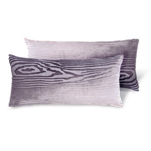 Kevin O'Brien Studio - Woodgrain Velvet Decorative Pillow - Thistle (7x15).