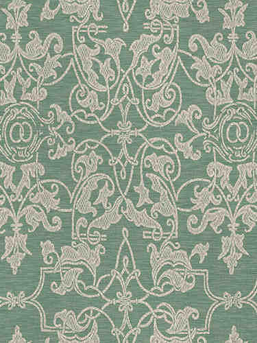 Leitner Petite Camelot Table Covering in Jade color