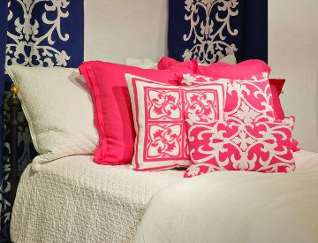 Lili Alessandra Paris & Olivia Applique Dec Pillows