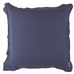Lili Alessandra Jon-L Standard Navy Linen Decorative Pillow