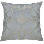 Lili Alessandra Louie Champagne Velvet with Silver Print Bedding Collection