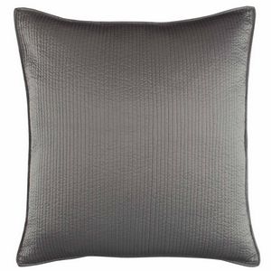 Lili Alessandra Retro S&S Pewter Quilted Pillow