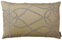 Lili Alessandra Whimsical Dec Pillows - 100% Silk Embellished with Glass Crystals.