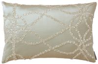 Lili Alessandra Whimsical Dec Pillows - 100% Silk Embellished with Glass Crystals.