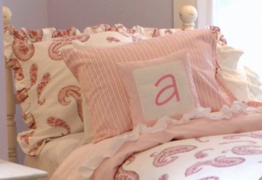 Create your very own unique childrens bedding with Maddie Boo Bedding Collection as shown on DefiningElegance.com