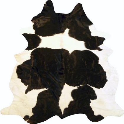 Muriel Kay Black and White Natural Cowhide
