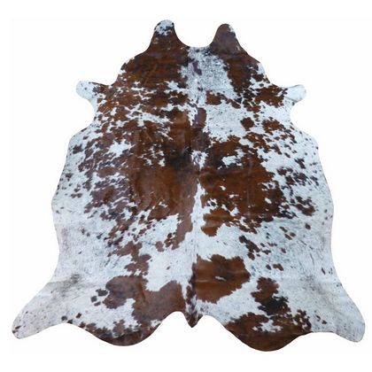 Muriel Kay Brown and White Spotty Natural Cowhide