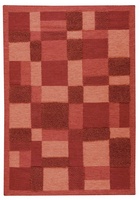 Hand woven rug in pure new wool.