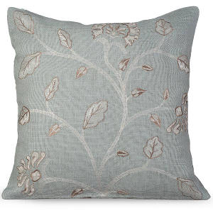 Muriel Kay Foliage Dec Pillow - Charlotte Blue.
