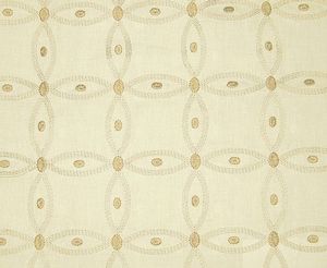 Muriel Kay Gash Linen/Cotton Drapery & Decorative Pillows Fabric Sample - Ivory