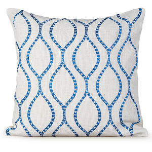 Muriel Kay Illuminate Decorative Pillow - White.