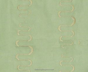 Muriel Kay Lustre Sheer Drapery Fabric Sample - Seafoam Green