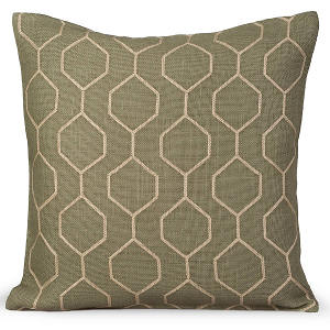Muriel Kay Pyramid Dec Pillow - Sage Green.