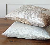 Giorgio Duvet, Shams and Dec Pillows by Nancy Koltes Fine Italian Linens.